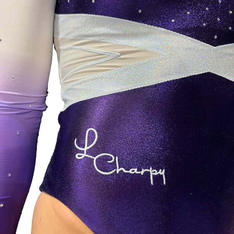 Long-Sleeve Leotard "Lorette Charpy Collection"