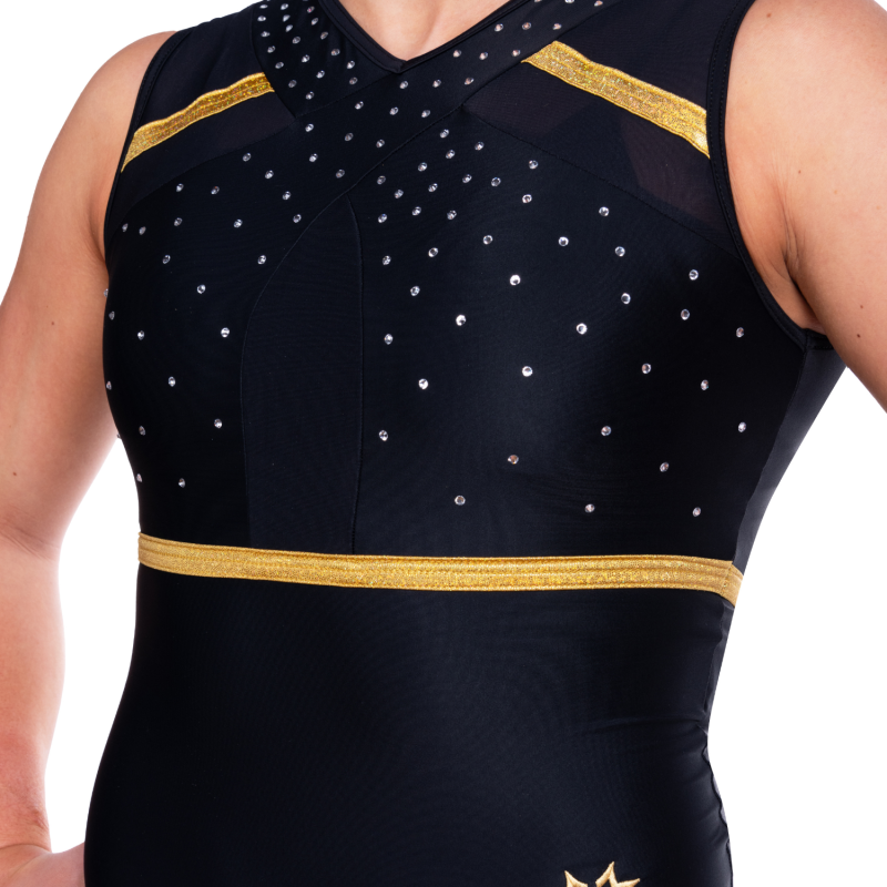 Gold Bastille leotard