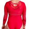 Red Elektra leotard