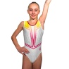 Sophie White Yellow Pink leotard