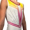 Sophie White Yellow Pink leotard