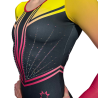 Justaucorps Sophie ML Noir & Jaune Rose