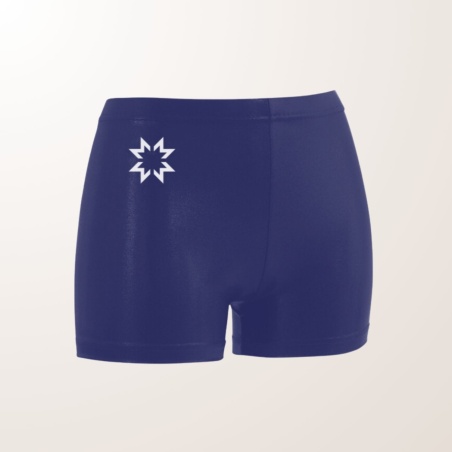 navy microfiber shorts