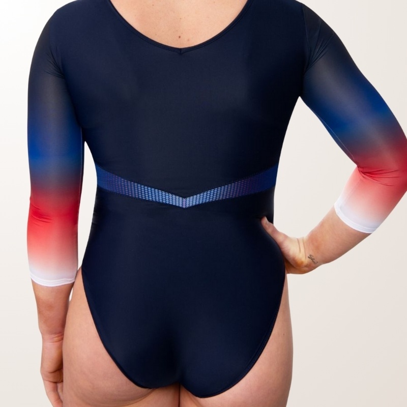 Replica Official leotard of the team of France long sleeves