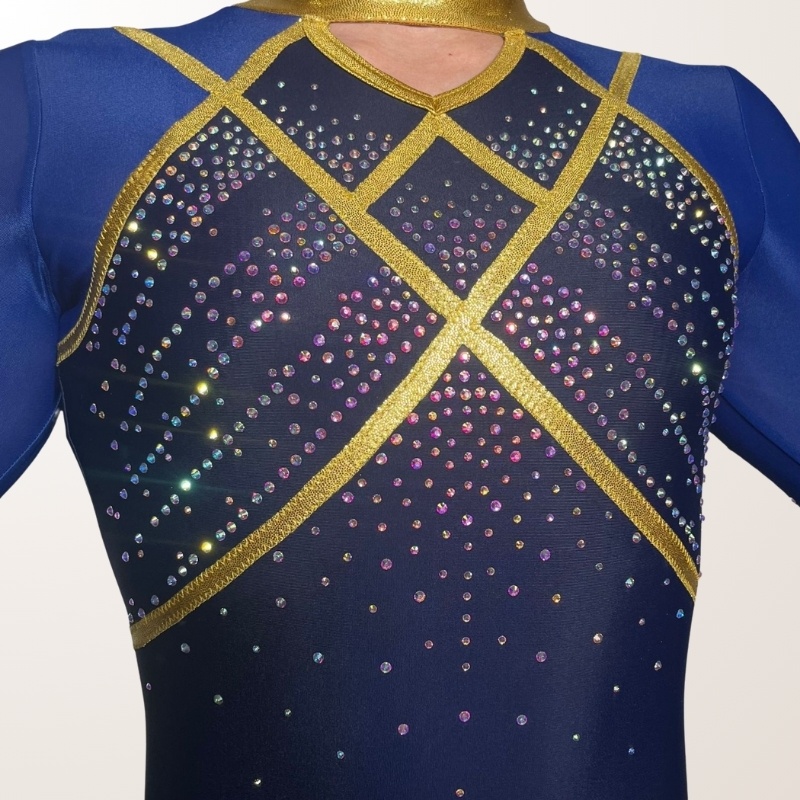 Lenvie Blue - Gym Leotard