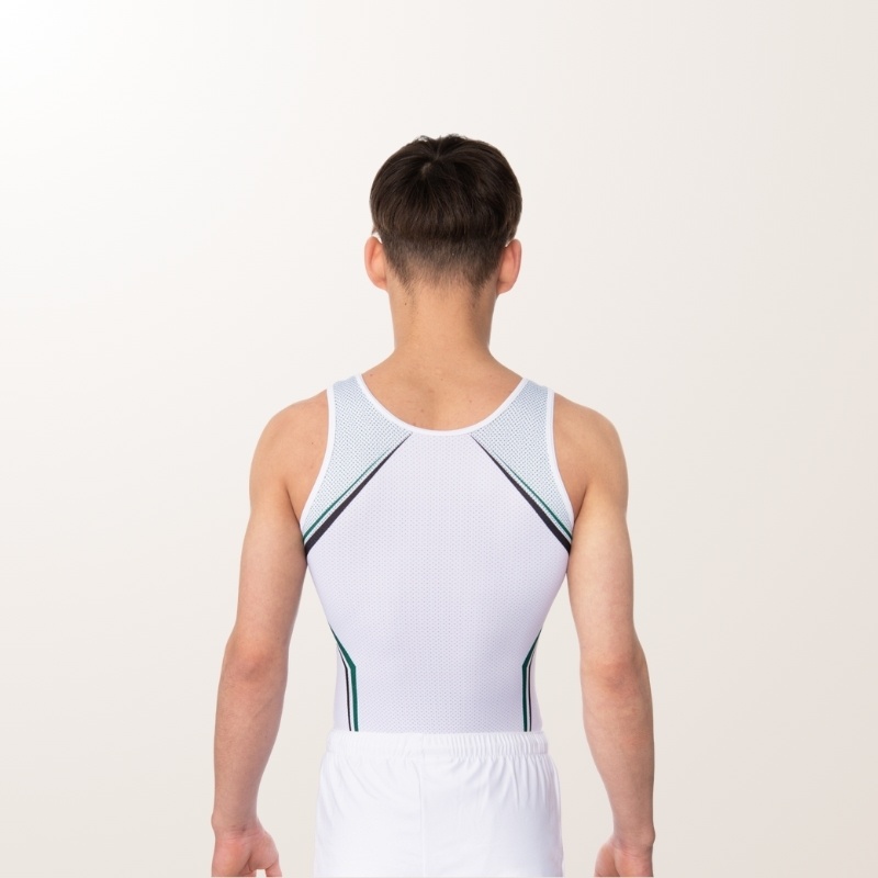 Tricou de gimnastică Smith alb