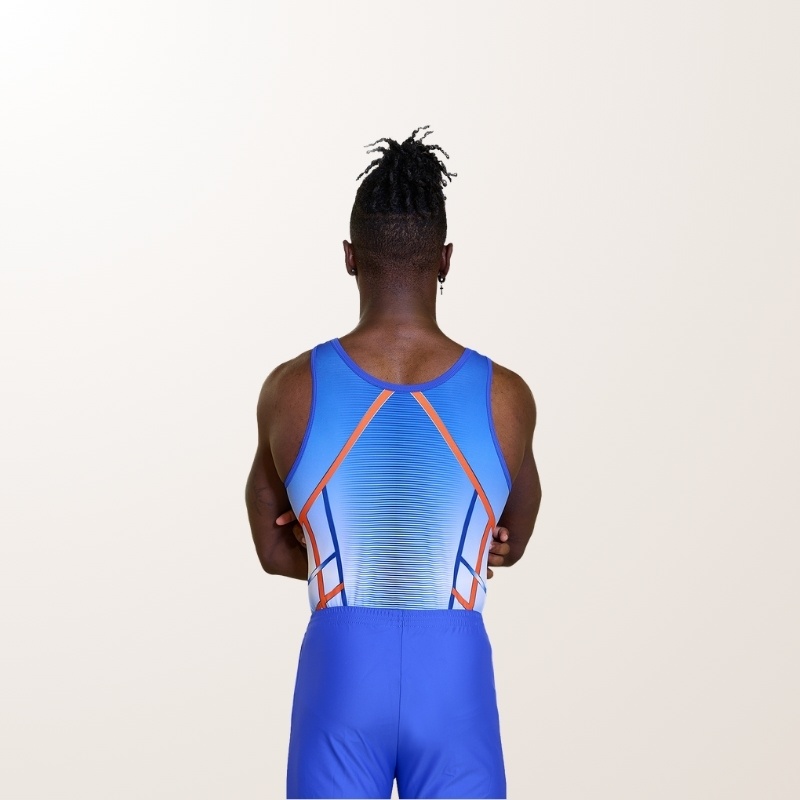 Leotard bleu gym