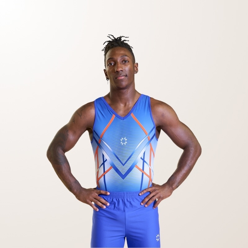 Leotard bleu gym