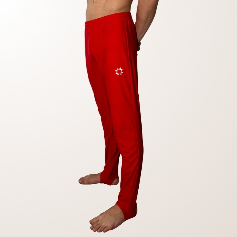 Kunstturnhose Rot