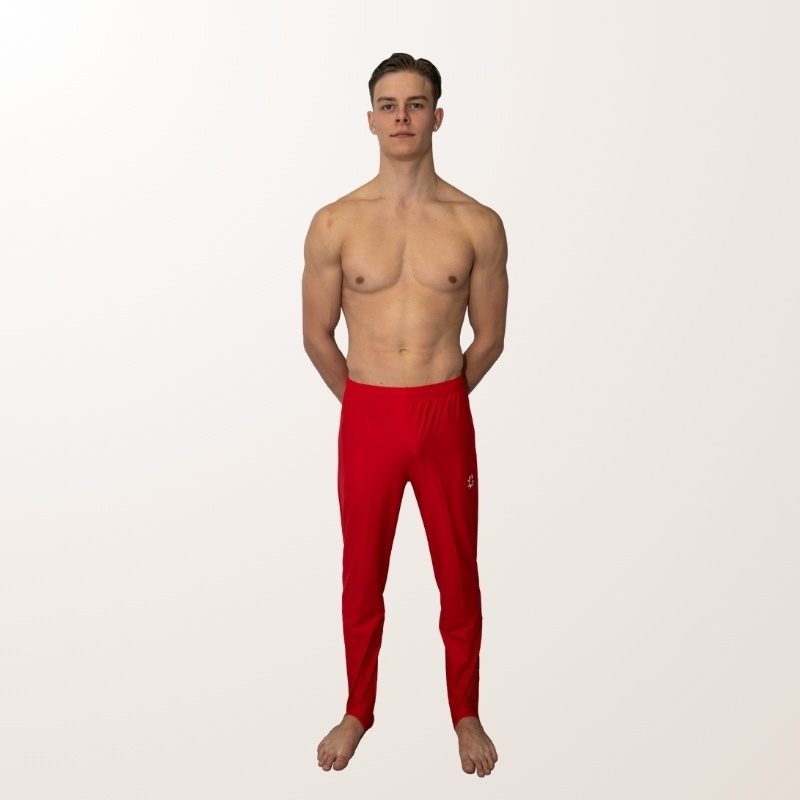 Mens red longs
