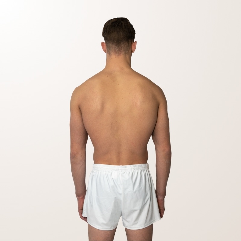 White men short for gym