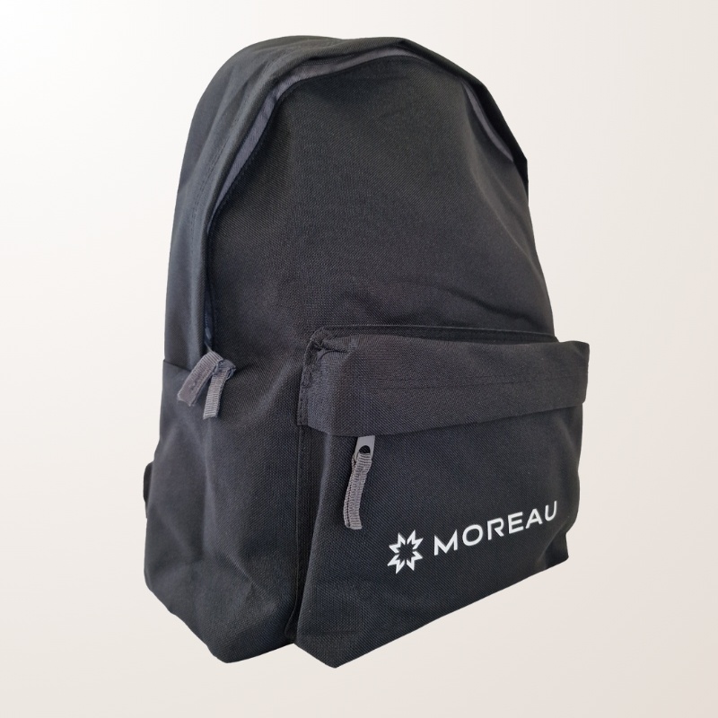 Black backpack for gym