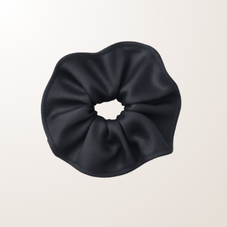Elastic de păr negru lucios