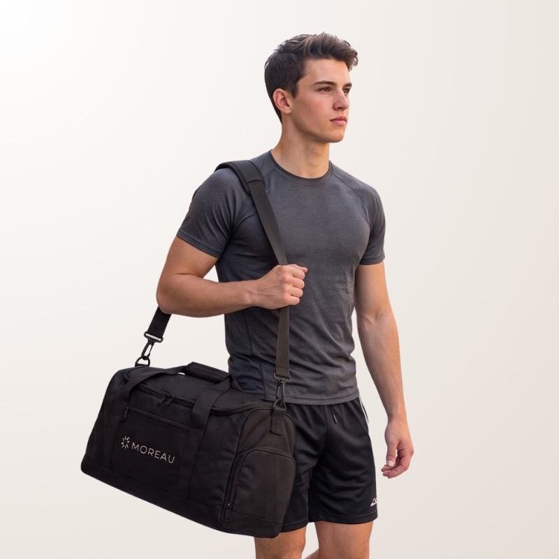 Sac de sport noir gymnastique