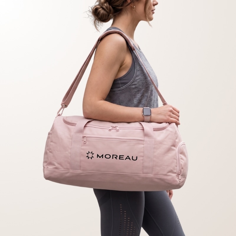 Pink gym bag