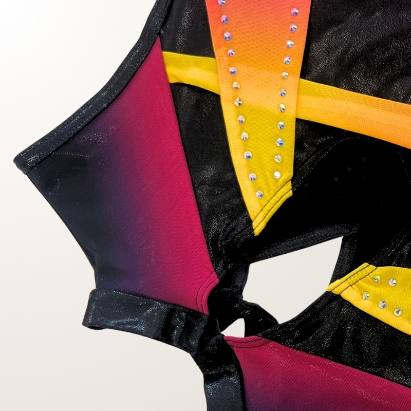 Crysta magenta leotard | Moreau Sport